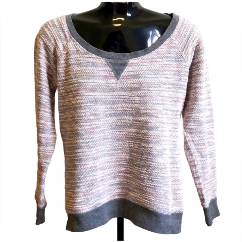 Maurices Striped Crewneck Knit Sweater, Size M
